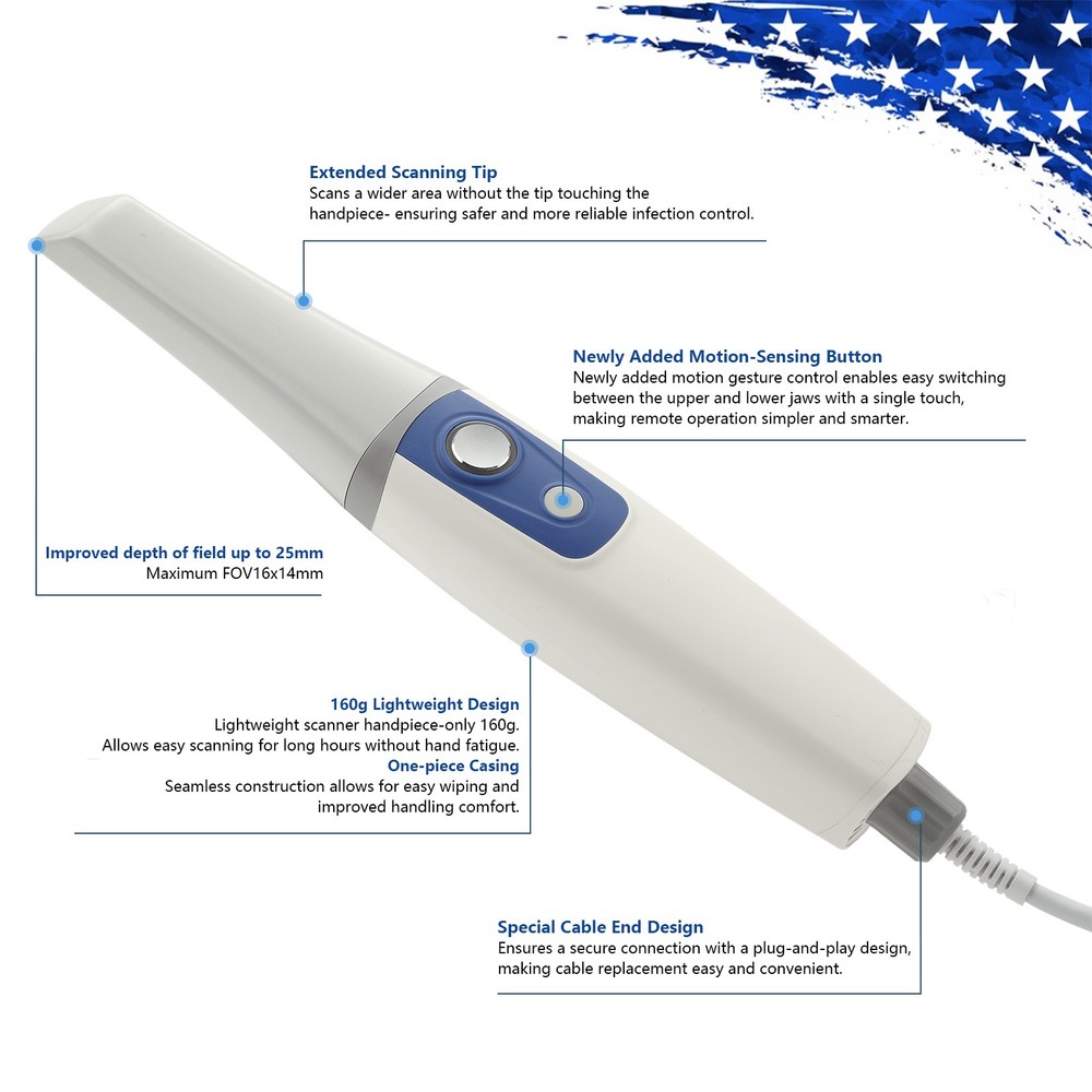 Intra-oral 3D Scanner - Aorascan 3 with Scanning Software