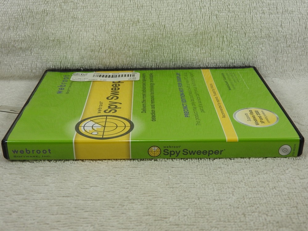 Webroot Software, Spy Sweeper, 2007 CD, for Windows Vista, XP, 2000 👀* ........