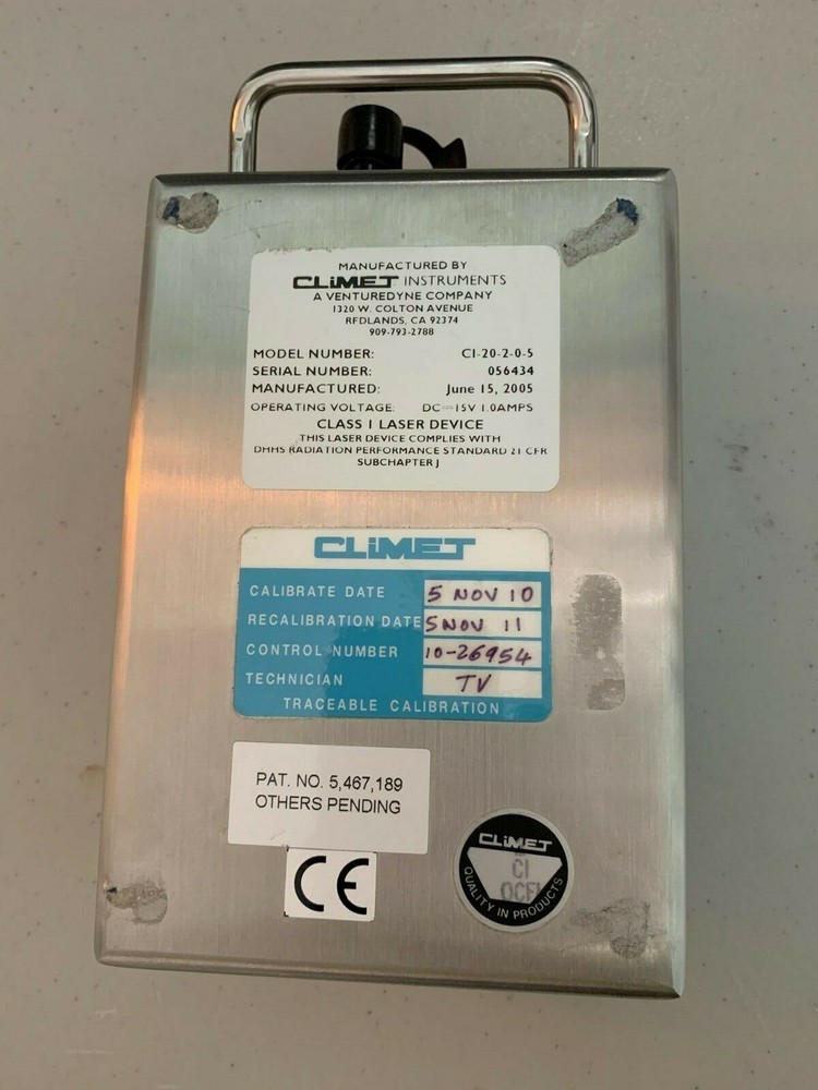CLIMET CI-20 COMPACT PARTICLE COUNTER