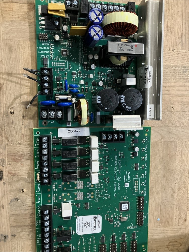 Potter Fire Alarm System Control Board
