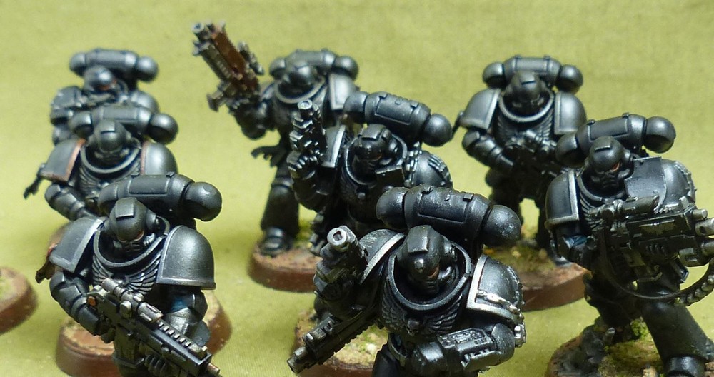Intercesor Squad painted - Iron Hands - Warhammer 40K #1QR