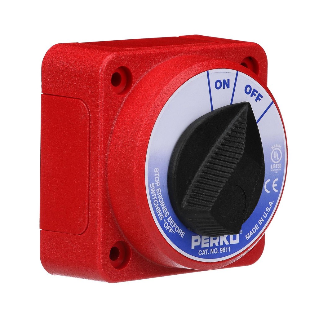 Seachoice 11561 Battery Select Switch, Compact, Disconnect Isolator Cutoff