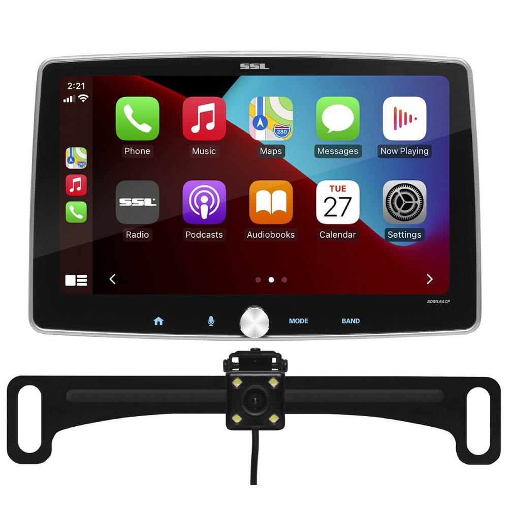 SSL SDML9ACPR Single-DIN, Apple CarPlay & Android Auto, MECH-LESS Multimedia ...