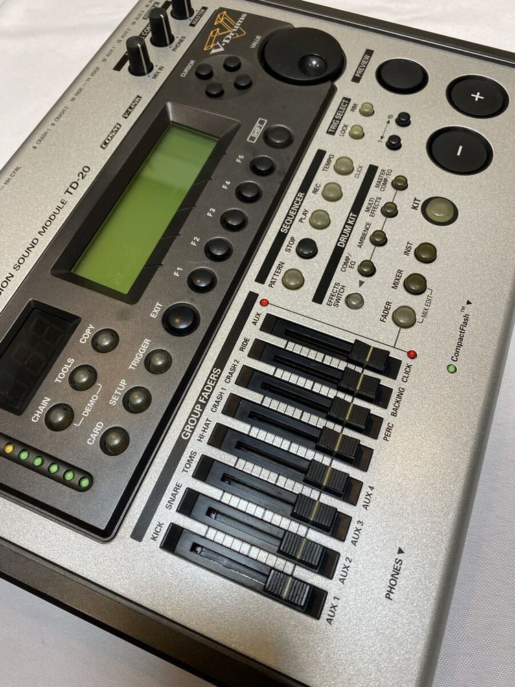 Roland Td-20 VDrum Percussion Sound Module Operation Confirmed
