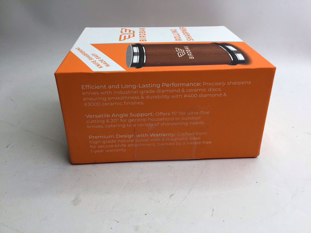 BirdBak Premium Rolling Knife Sharpener Kit New Open Box