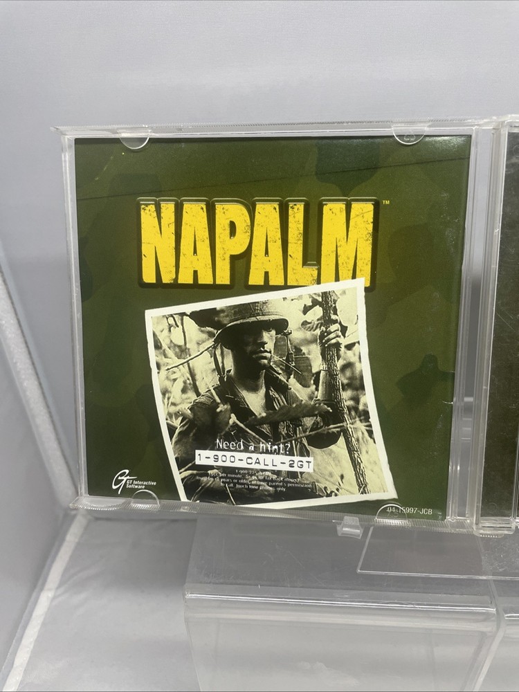 Napalm 3D Shooter PC CD ROM Game, 1998 GT Interactive Software
