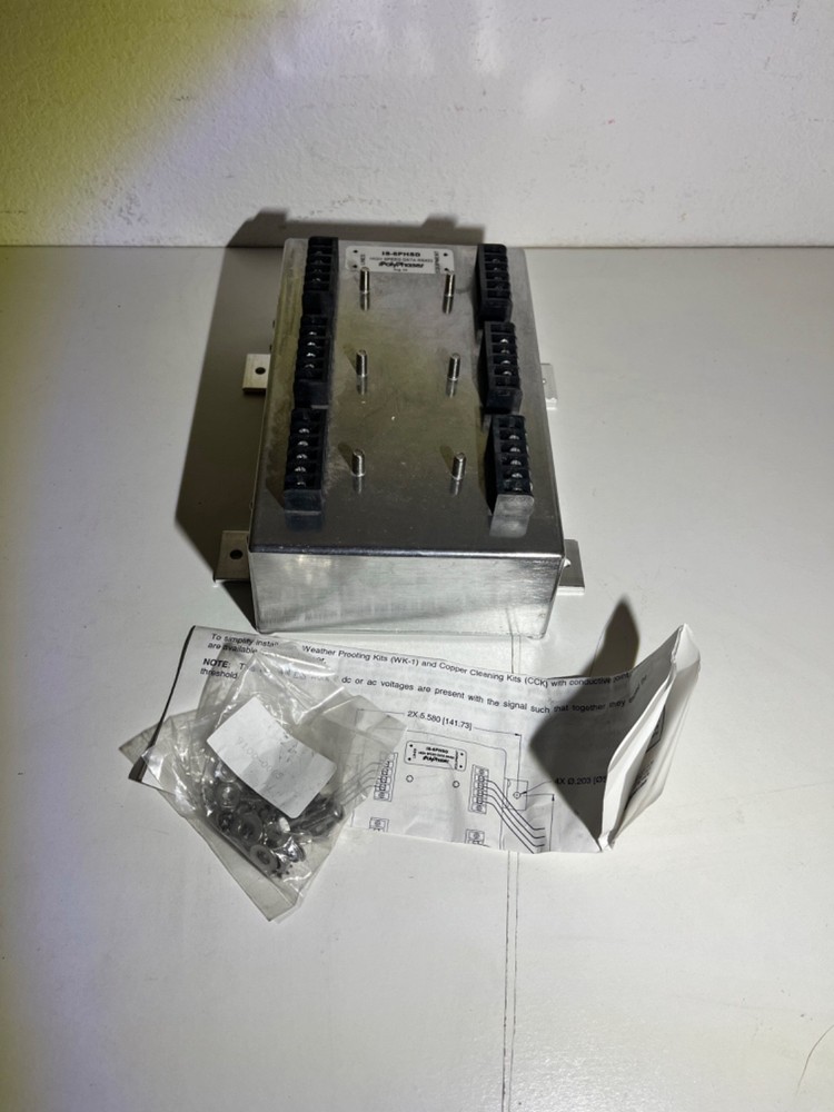 IS-6PHSD-POLYPHASER-HIGH SPEED NEW NEVER INSTALLED WITH INSTRUCTIONS HARDWARE