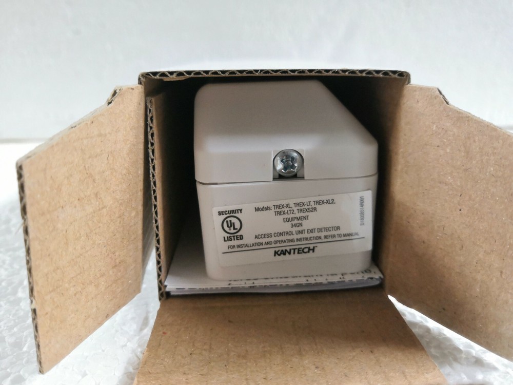 Brand New: Kantech TREX-LT2 Exit Detector Tamper/Timer White Color