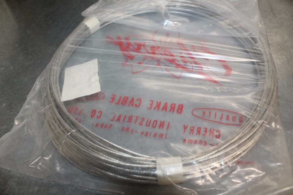 NOS Cherry 3mm Motorcycle Universal Inner Wire Brake Cable 50ft Soft Roll