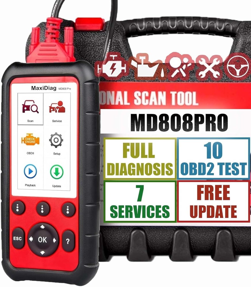 2025 Autel MaxiDiag MD808 Pro Automatic Diagnostic Scanner Tool OBD2 Code Reader