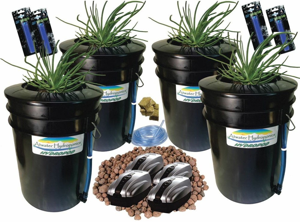 The Atwater HydroPod - Standard (4 SITE) DWC System