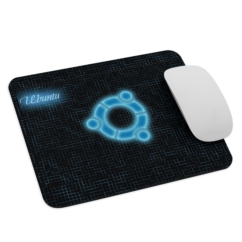 UBUNTU Linux Mouse Pad – For Real Geeks Only (No Windows Allowed 9.5" x 7.75"