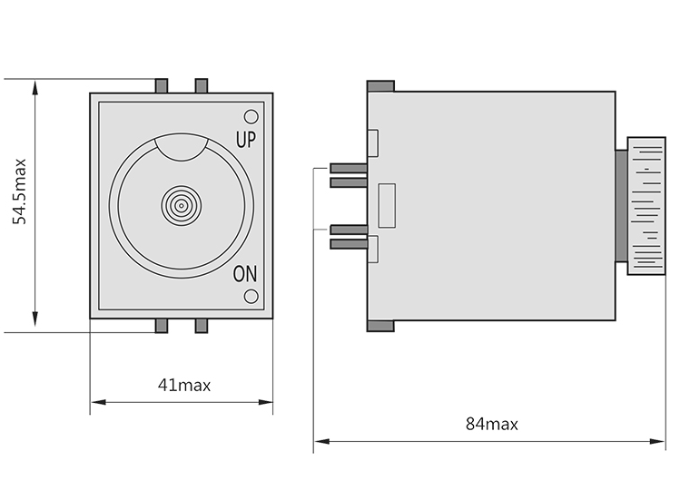Time delay relay small power-off controller JSZ3A-A 24VDC 0.05-0.5s/5s/30s/3min