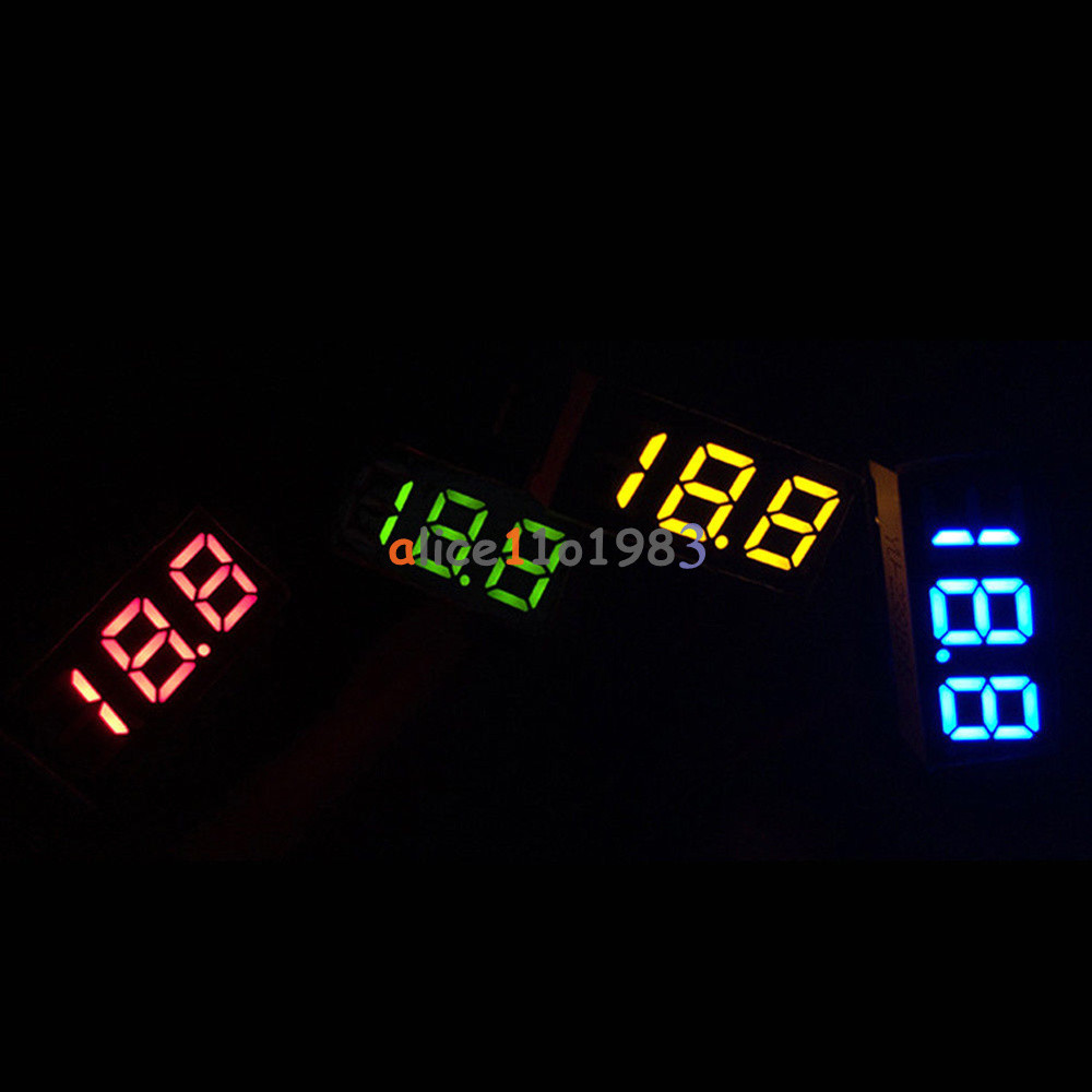 2/3 Wire 0.28" LED Display Digital Voltmeter Gauge Voltage Detector Panel Meter