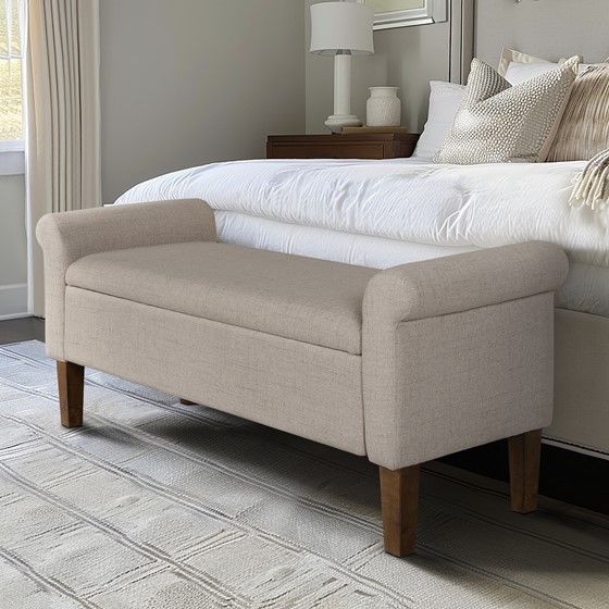 Upholstered Storage Bench