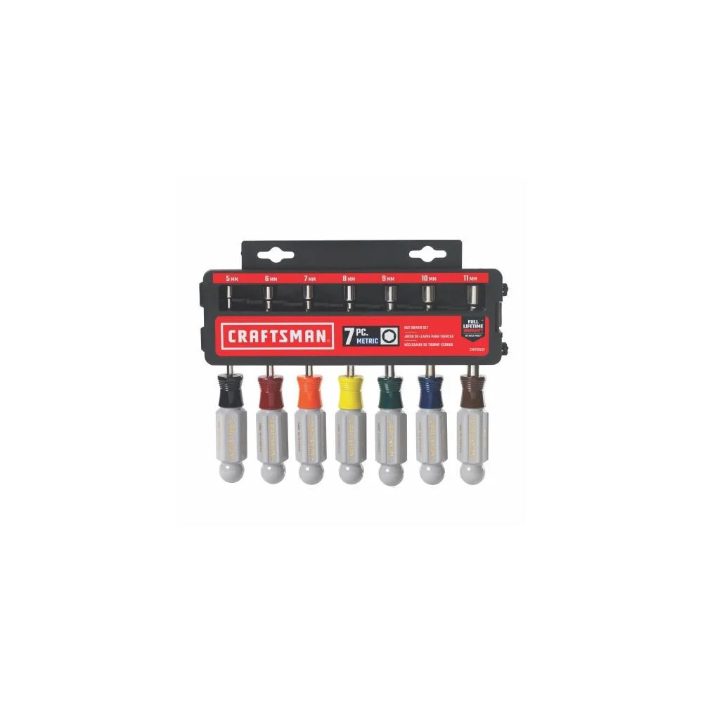 Craftsman Nutdriver Set Mm, 7 Piece