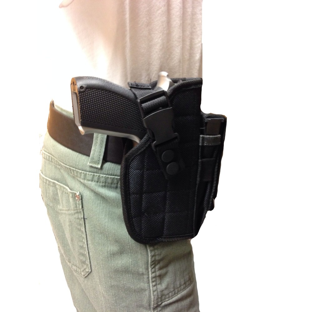 Black Tactical Hip Side Holster for Bersa Thunder 9 .40 .45