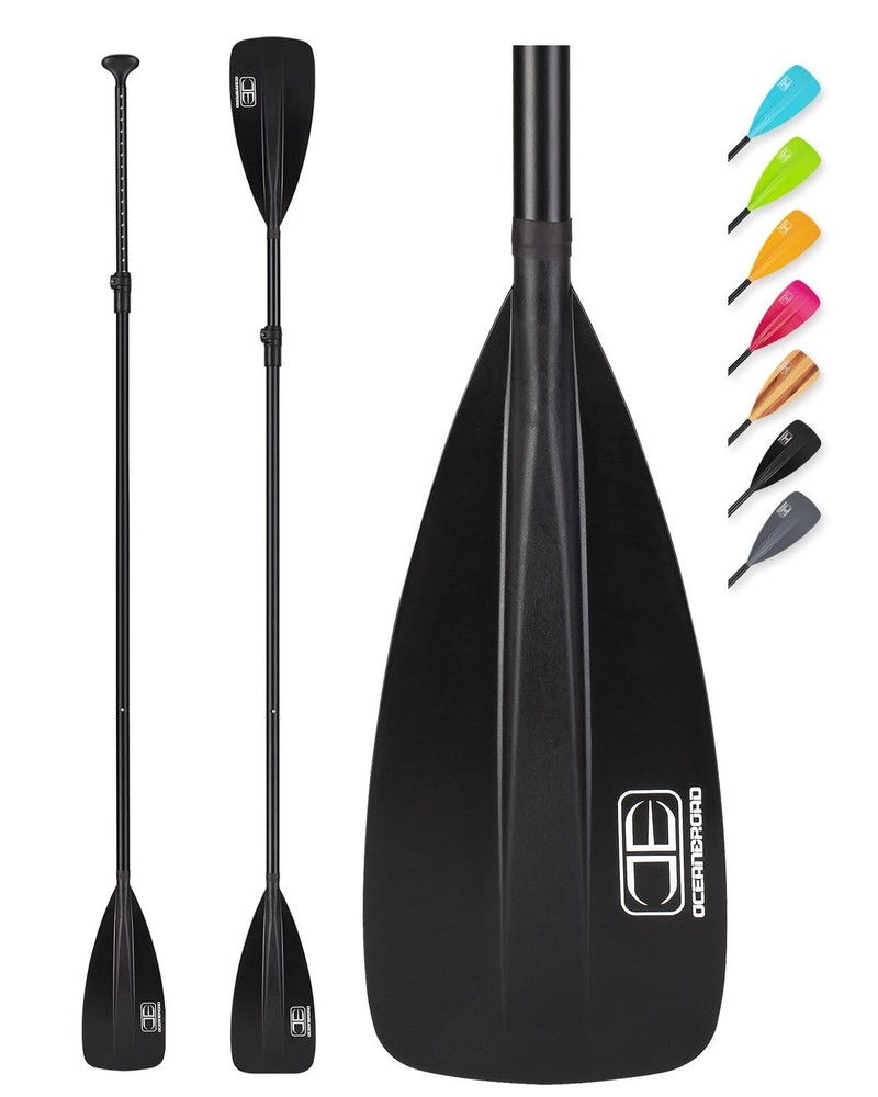 SUP Paddle - Adjustable Stand-Up Paddle for Paddleboard Kayak, Adjustable Alu...