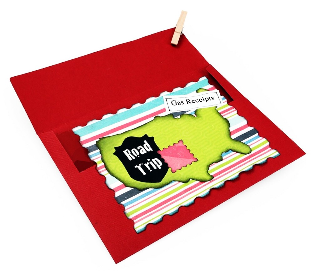 Sizzix Thinlits US Map, Road Sign, Stamp & Postage 4PC set #660328 Retail $19.99