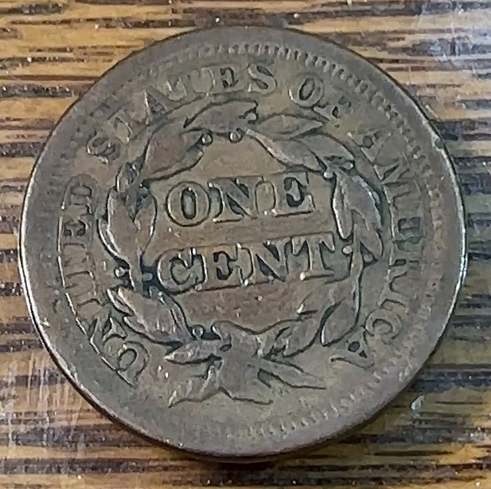 1849 Large Cent Nice Original Brown Fine CHRC
