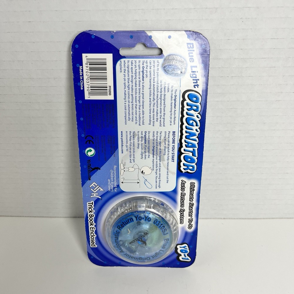 Peter Fish Blue Light Originator Auto Return System Yo Yo New In Package