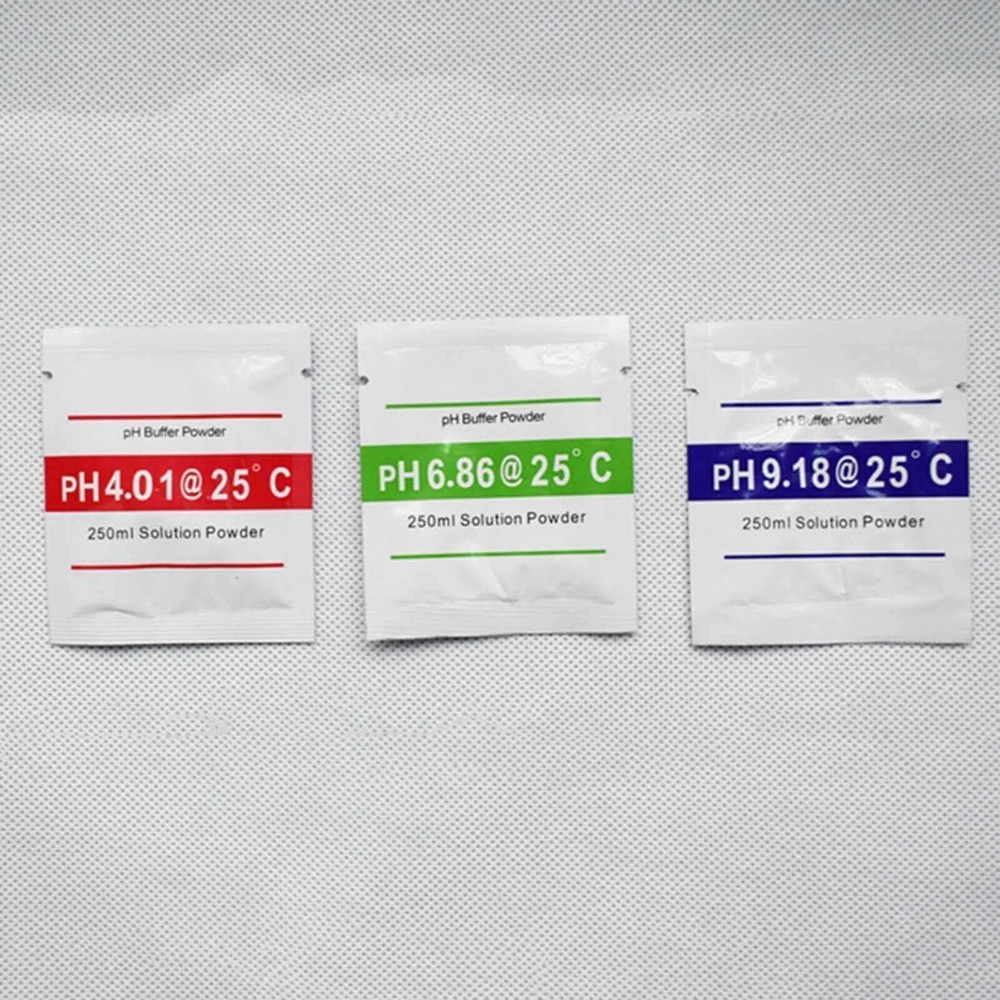 15 PC PH BUFFER SOLUTION POWDER PRECISE CALIBRATION - pH 4.01 / 6.86 / 9.18 USh3