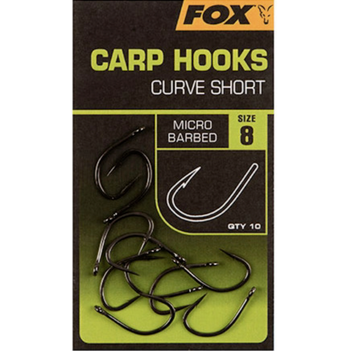 Fox Carp Hooks Curve Short Micro Barbed