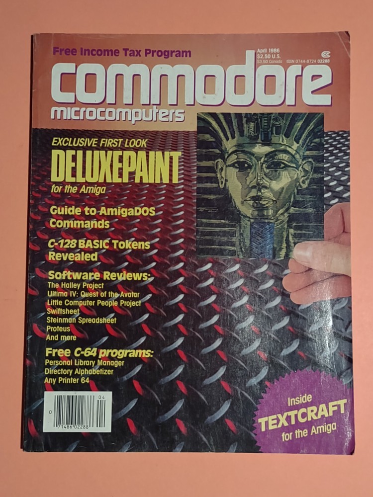 Commodore Magazine Amiga C64 128 Articles Programs Ads Etc. Vtg Retro Computing