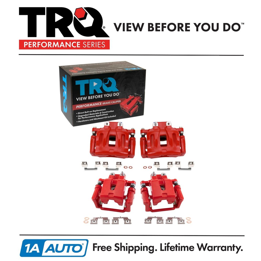 TRQ Performance Brake Caliper Set Performance Fits Chrysler Dodge