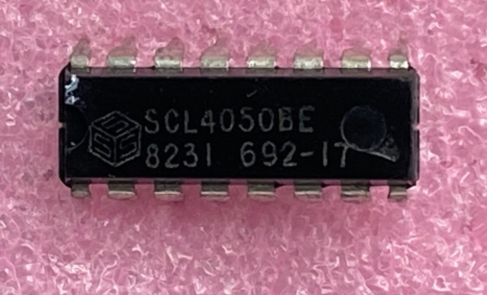 SCL4050BE buffer non-inverting 6-element 1-bit per element Integrated Circuit