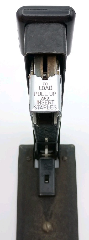 Vintage Bostitch Model B5B Desktop Stapler Tacker Front Load Made USA