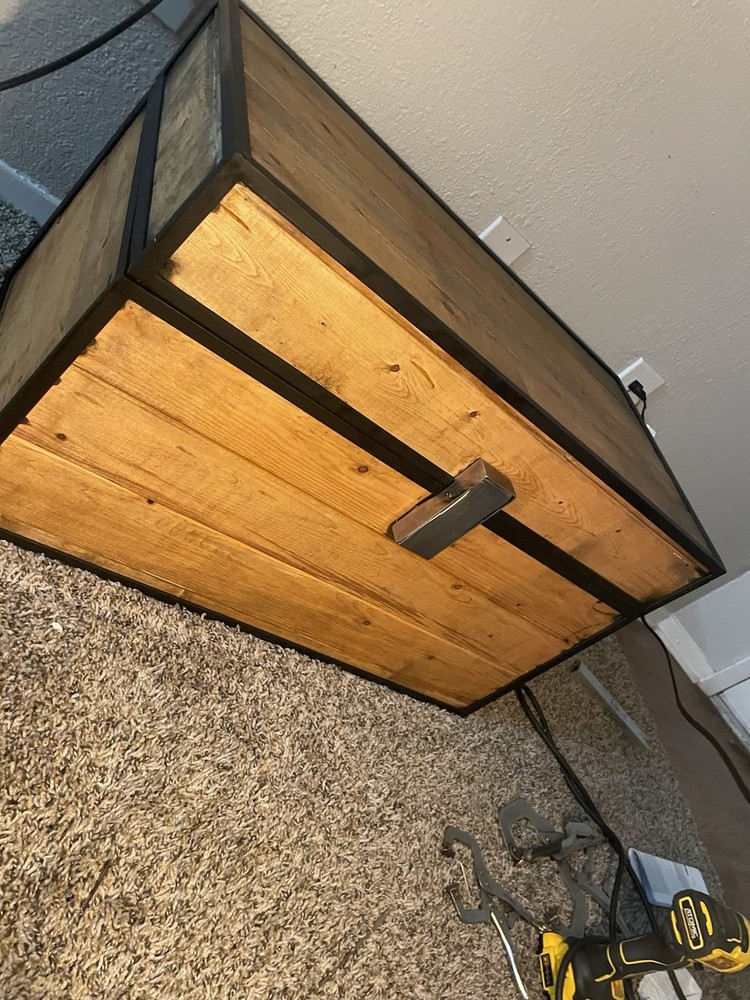 Hand-Built Minecraft Double Chest - Full-Scale Functional Storage/Gamer Decor