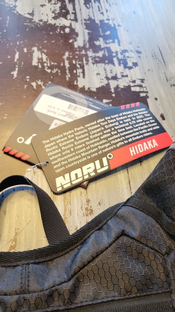 NORU Hidaka Black 2L Hydration Pack Backpack