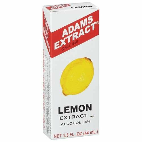 Adams Lemon Extract 1.5oz Bottles (Pack of 3)