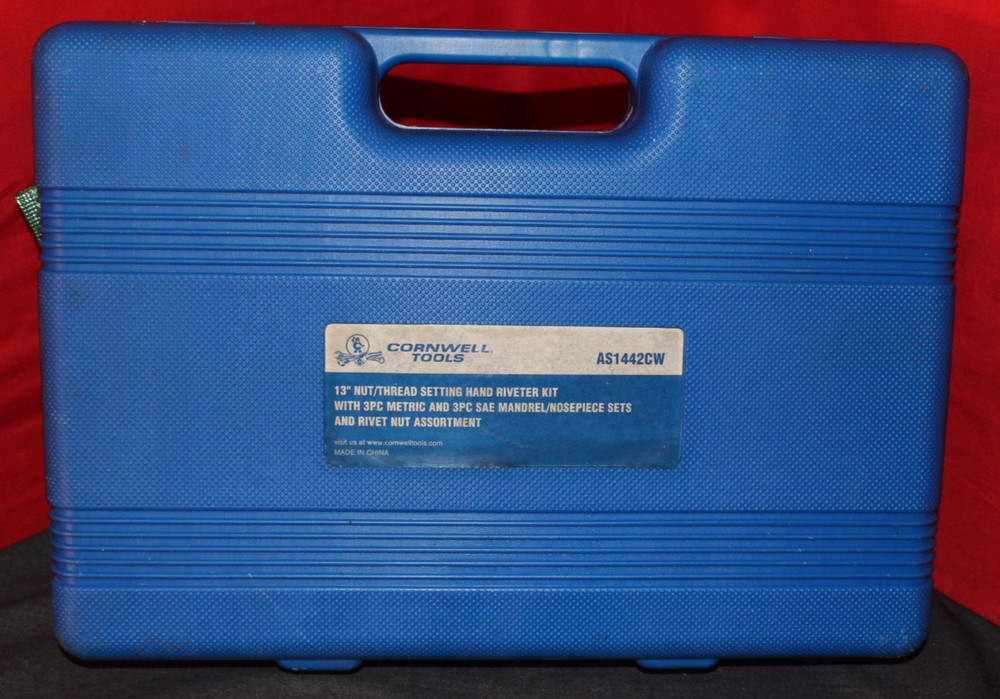 Cornwell Tools 13” Nut/Thread Setting Hand Riveter Kit - AS1442CW AO4076496