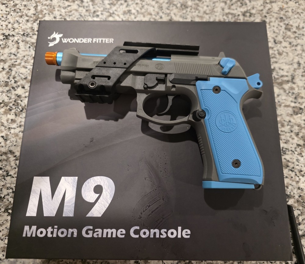 Wonder Fitter M9 Motion Game Controller for Meta Quest 2/3/3s Bluetooth USB