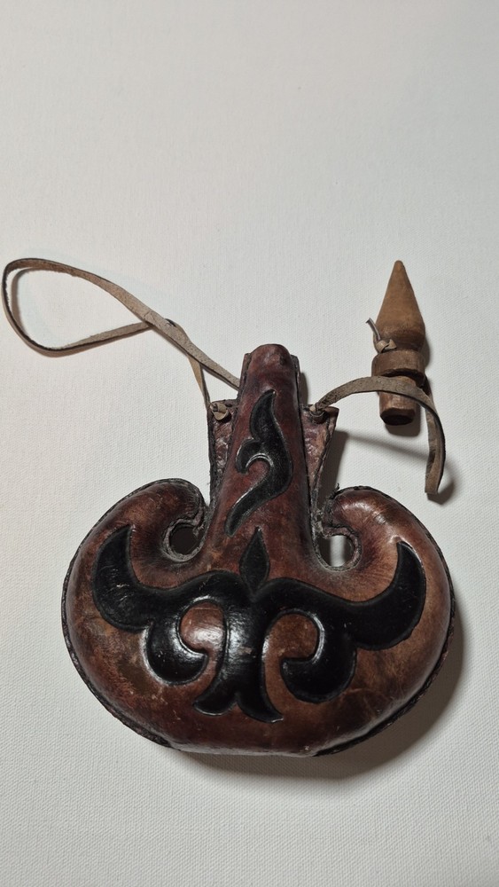 Leather Kookor Turkish Kimis Mares Milk Water Flask Container Nomads