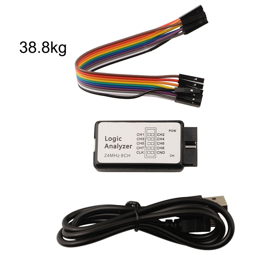 USB Logic Analyzer 24M Sampling Rate 8CH 8 Channel Microcontroller Debugging