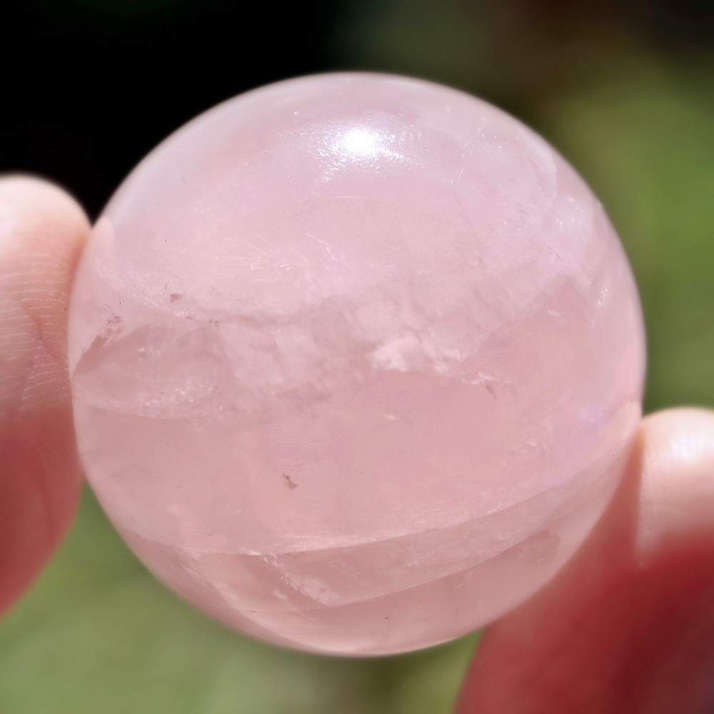 Star Rose Quartz Sphere, Approximately 30 mm (RQ82)