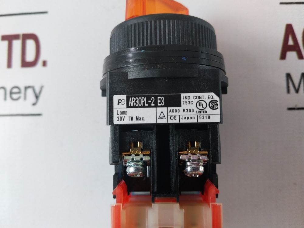 Fuji Electric AR30PL-2 E3 Selector Switch 30V 1W