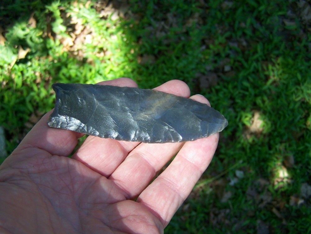 Nice fluted Clovis reproduction arrowhead!