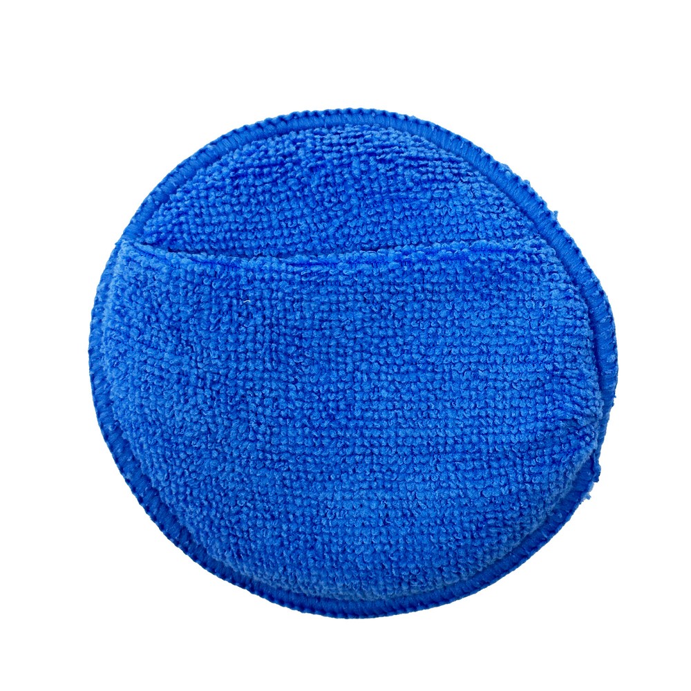 TrexNYC Microfiber Wax Applicator Pads with Finger Pocket