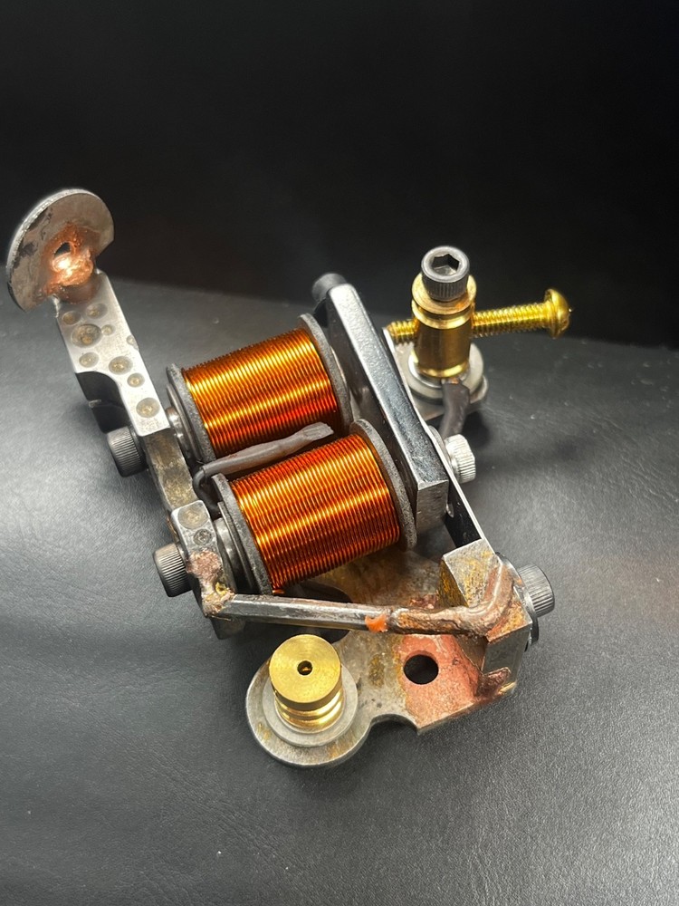One off coil tattoo machine handmade