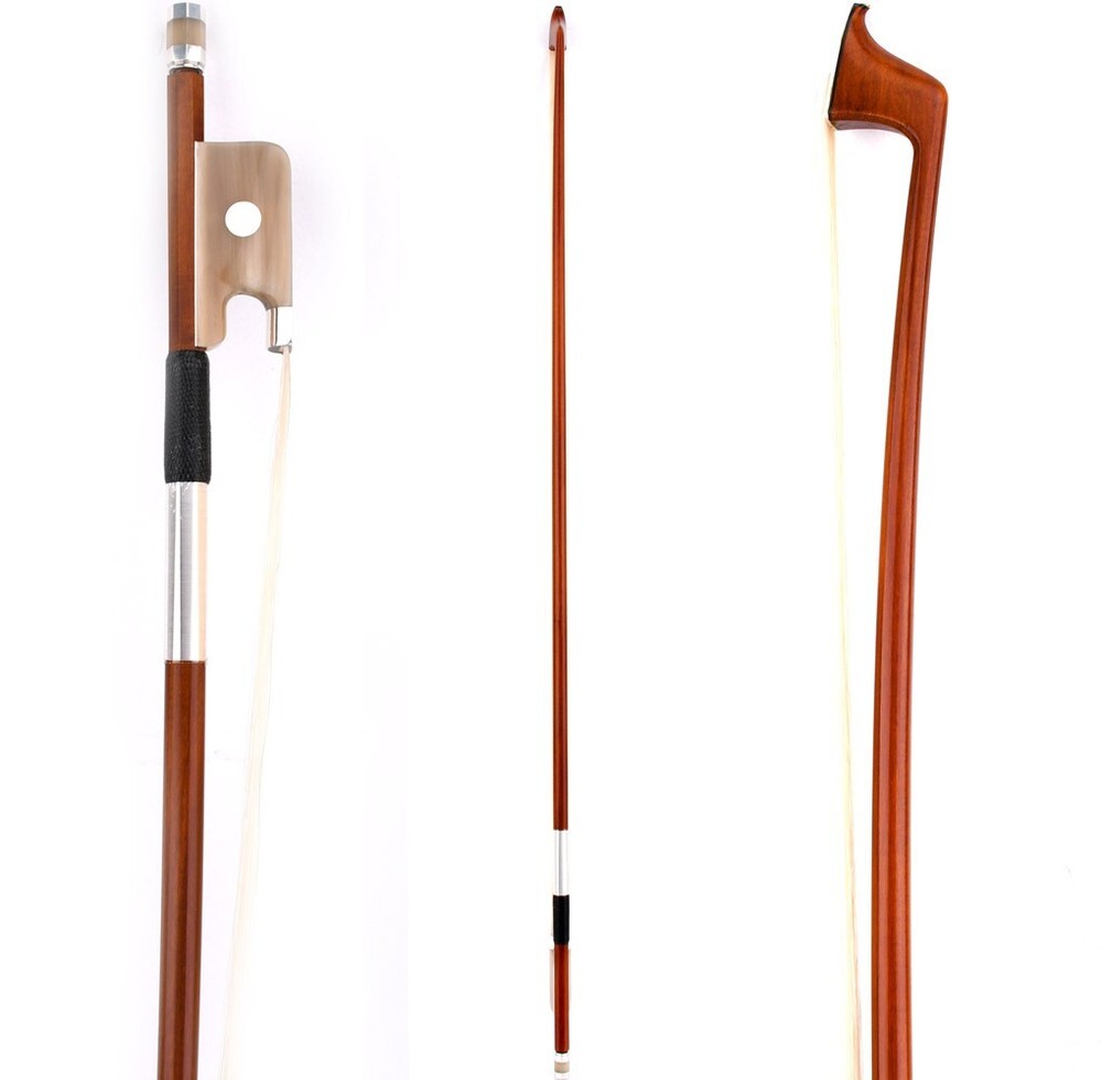 E.Sartory Copy Master Pernambuco Cello Bow 4/4 White OX Big eye Frog Silver Fast