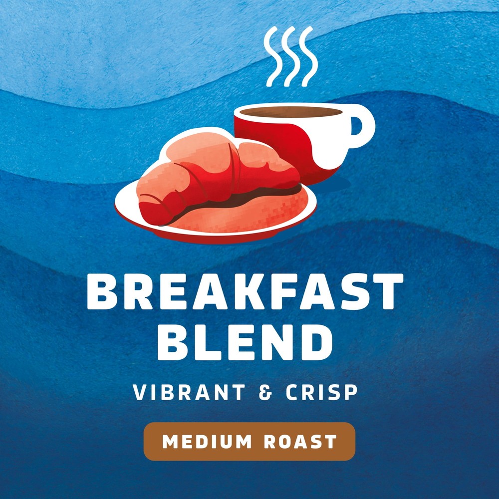 Best Coffee, Breakfast Blend, Medium Roast K-Cup Coffee Pods, 24 Count