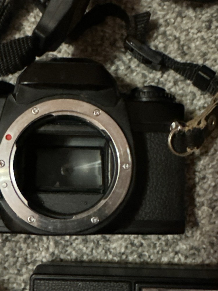 Vintage Camera & Lense with Accessories Untested
