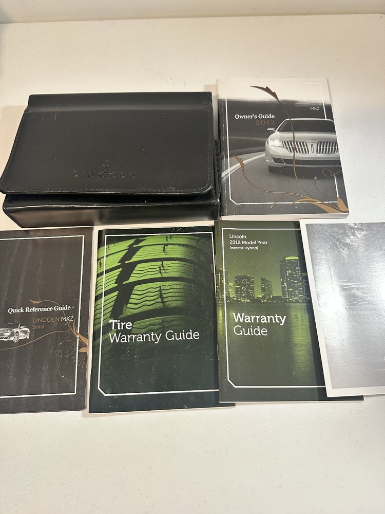 2012 Lincoln MKZ Owner's Manual Set