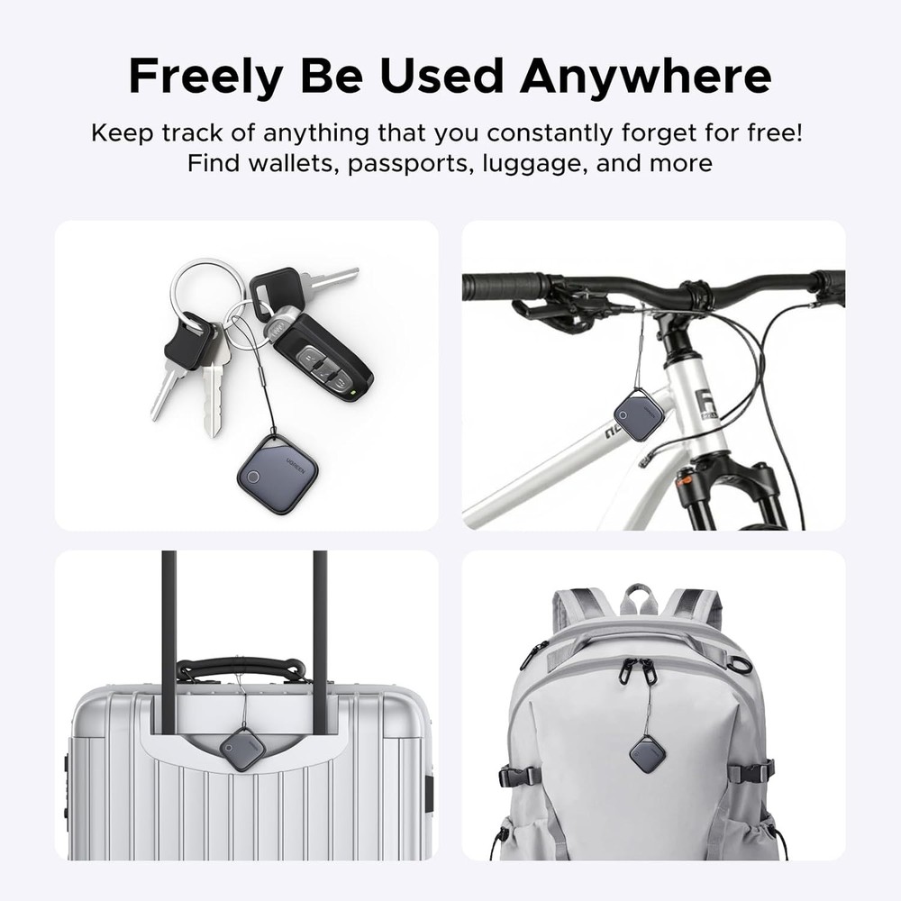 UGREEN FineTrack Air Tracker Tags (iOS Only) 4 Pack, 2- Repla