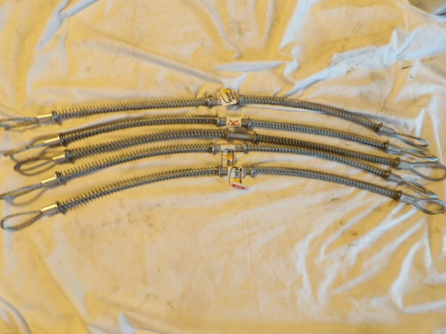 Five 36" Whip Check Air Hose Restraint