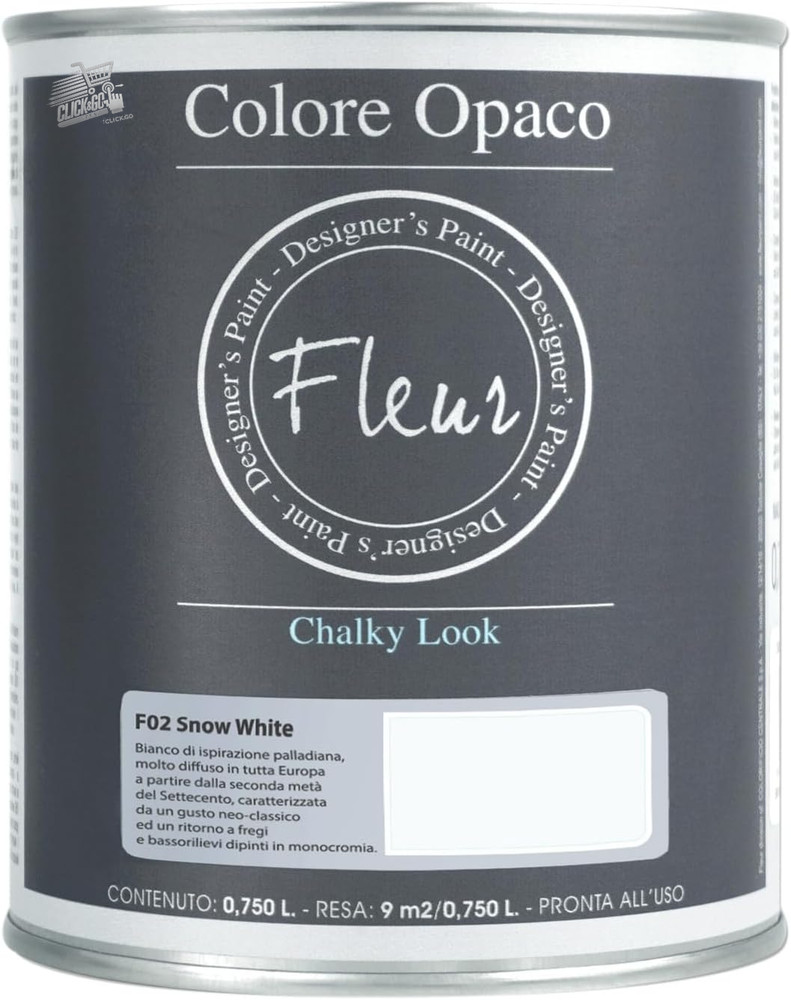| Chalk Paint Matte, 2.5L, Unsanded, Multi-surface, Color F